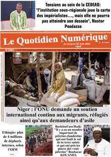 Le Quotidien Numérique d'Afrique N 2263 Du 25/08/2023