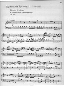 Partition complète, Griselda, Vivaldi, Antonio