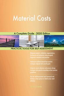 Material Costs A Complete Guide - 2020 Edition