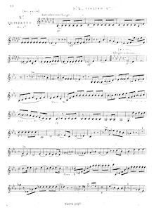 Partition violon 2, 3 corde quintettes (Nos. 1-3), Op.1, Onslow, Georges par Georges Onslow