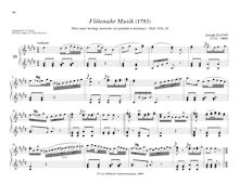 Partition No., Andante en A major, pièces pour mécanique orgue, Haydn, Joseph