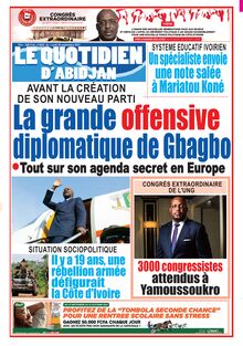 Le Quotidien d’Abidjan n°4022 - du lundi 20 septembre 2021