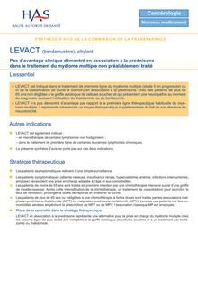 LEVACT - Synthèse d avis LEVACT MM - CT-8297