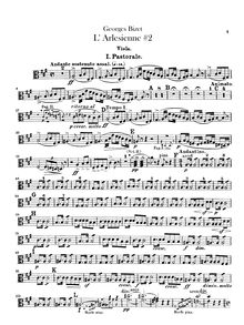 Partition altos, L Arlésienne  No.2, Bizet, Georges par Georges Bizet