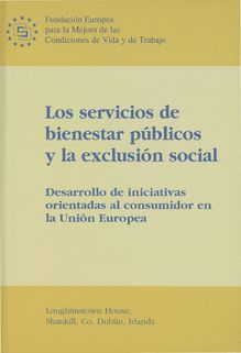 Los servicios de bienestar públicos y la exclusión social