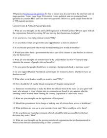 358 Beauty Pageant Interview Questions