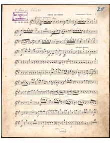 Partition hautbois 2, Overture to Goethe s Faust, Op.80, Ouverture de la Tragédie : Faust de Goethe à grand Orchestre.