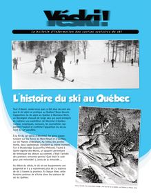 L histoire du ski au Québec
