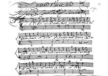 Partition , Vedi, Fille, quel Sasso, 16 Chamber cantates, 17 Cantaten für eine Solostimme