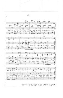 Partition complète, Five chansons pour Counter ténor, St. George Tucker, Tui