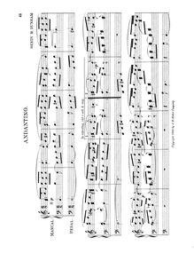 Partition complète, Andantino, C major, Dunham, Henry Morton