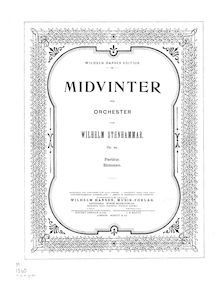Partition compléte, Midvinter, Op.24, Stenhammar, Wilhelm