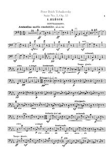 Partition Basses,  No.3, Tchaikovsky, Pyotr