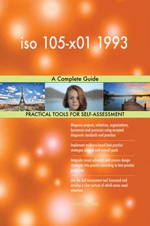 iso 105-x01 1993 A Complete Guide