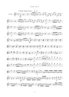Partition , Rondo: Allegro giocoso, viole de gambe Sonata, G minor par Johan De Wael