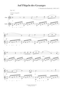 Partition complète, 6 Gesänge, Mendelssohn, Felix par Felix Mendelssohn