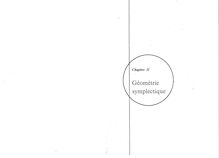 Géométrie et Relativité, Chapitre II