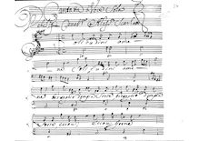 Partition , Solitudini amene, 16 Chamber cantates, 17 Cantaten für eine Solostimme