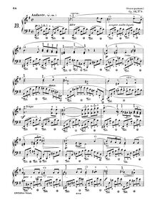 Partition complète (1200dpi), Nocturne, Op. 72 No. 1 (Posthumous)