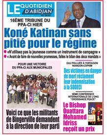 Le Quotidien d Abidjan n°4354 - Du vendredi 28 avril 2023