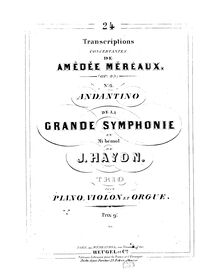 Partition complète, Symphony No.103, Drum Roll, E♭ Major, Haydn, Joseph par Joseph Haydn