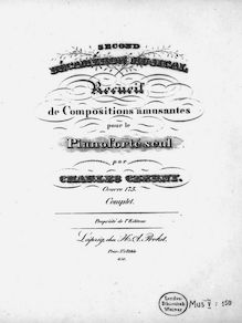 Partition complète, Second Décameron Musical Op.175, Recueil de compositions amusantes
