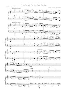 Partition I, Finale, Symphony No.4, F minor, Tchaikovsky, Pyotr