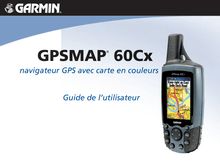 Notice GPS Garmin  GPSMAP 60Cx