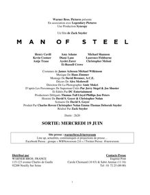 Man Of Steel - Dossier de presse