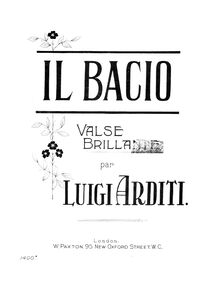 Partition complète, Il bacio, Arditi, Luigi par Luigi Arditi