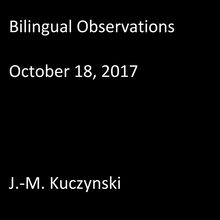 Bilingual Observations: October 18, 2017