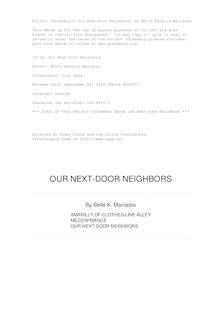 Our Next-Door Neighbors