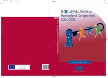 EQUAL guide on transnational co-operation 2004-2008