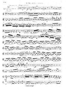 Partition viole de gambe 1, corde quintette No.12, Op.34, Onslow, Georges