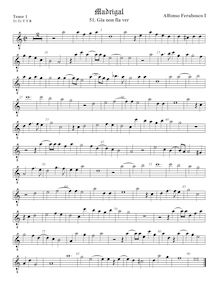 Partition ténor viole de gambe 1, octave aigu clef, Madrigali a 5 voci, Libro 2 par Alfonso Ferrabosco Sr. par Alfonso Ferrabosco Sr.