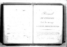Partition Collection of Passages from travaux by Haydn, Boccherini, etc., Methode de Violoncelle