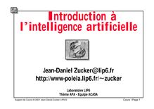 Introduction à l intelligence artificielle