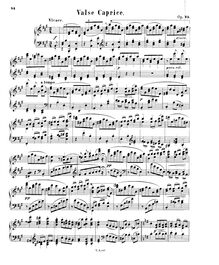Partition complète, Valse-Caprice, Op.35, Scharwenka, Xaver par Xaver Scharwenka