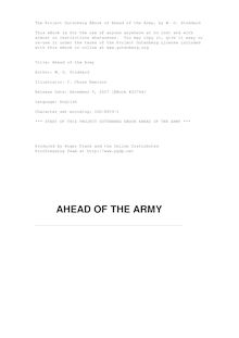 Ahead of the Army