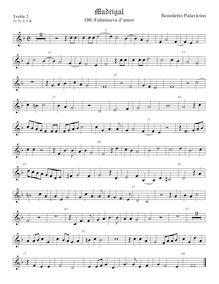 Partition viole de gambe aigue 2, Madrigali a 5 voci, Libro 3, Pallavicino, Benedetto par Benedetto Pallavicino