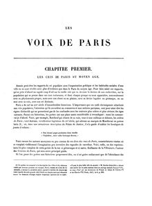 Partition Chapitre I - VII, Errata, Les voix de Paris, Kastner, Jean-Georges