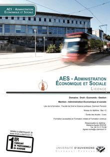 AES - ADMINISTRATION ÉCONOMIQUE ET SOCIALE