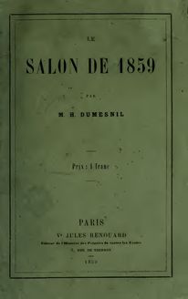 Le salon de 1859