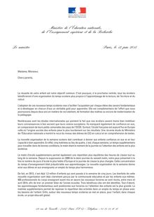 La lettre de Benoit Hamon