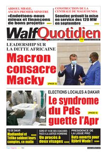 Walf Quotidien n°8745 - du jeudi 20 mai 2021