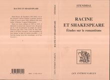 Racine et Shakspeare