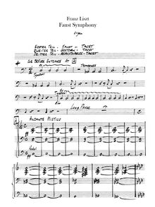 Partition orgue, Eine Faust Symphonie (en drei Charakterbildern)