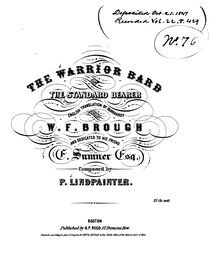 Partition complète, Die Fahnenwacht, Gedicht. Standard Watch, Standard Bearer, Warrior Bard