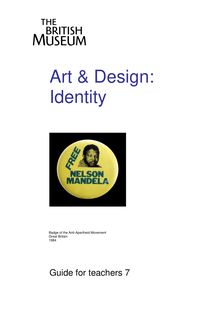 "Art and design: identity" (guide for teachers)