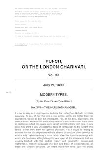 Punch, or the London Charivari, Volume 99, July 26, 1890